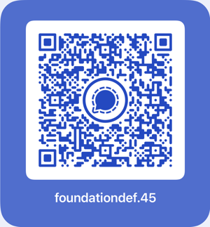 Signal QR code for foundationdef.45